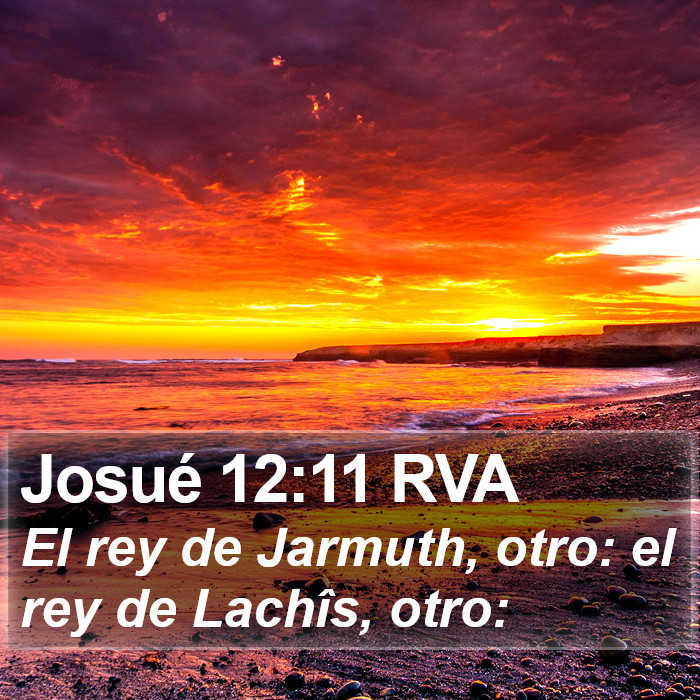 Josué 12:11 RVA Bible Study