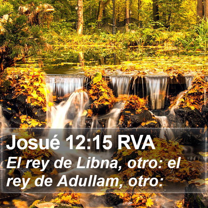 Josué 12:15 RVA Bible Study