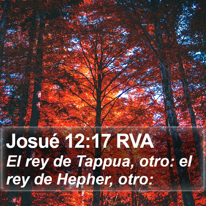 Josué 12:17 RVA Bible Study