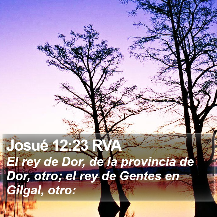 Josué 12:23 RVA Bible Study