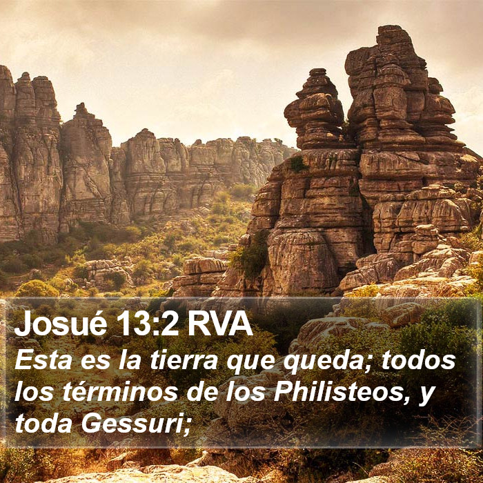 Josué 13:2 RVA Bible Study