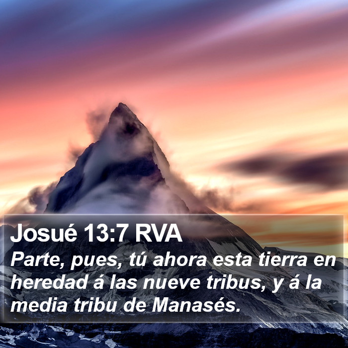 Josué 13:7 RVA Bible Study