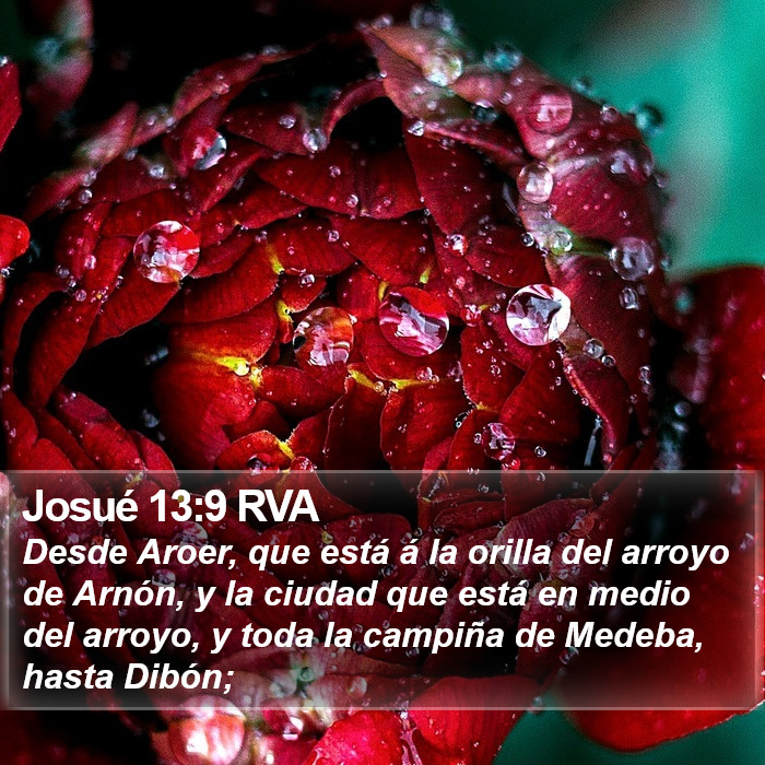 Josué 13:9 RVA Bible Study