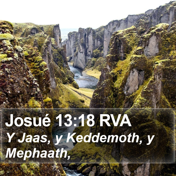 Josué 13:18 RVA Bible Study