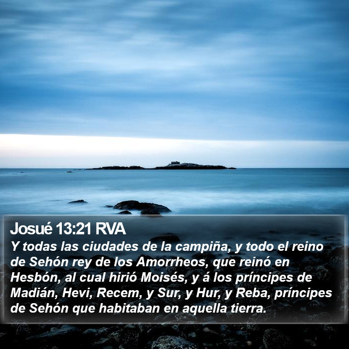 Josué 13:21 RVA Bible Study