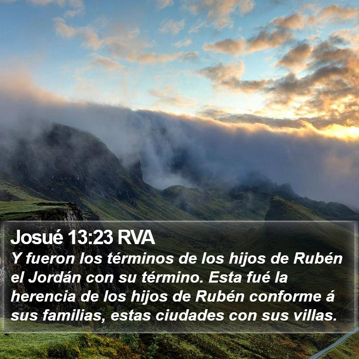 Josué 13:23 RVA Bible Study