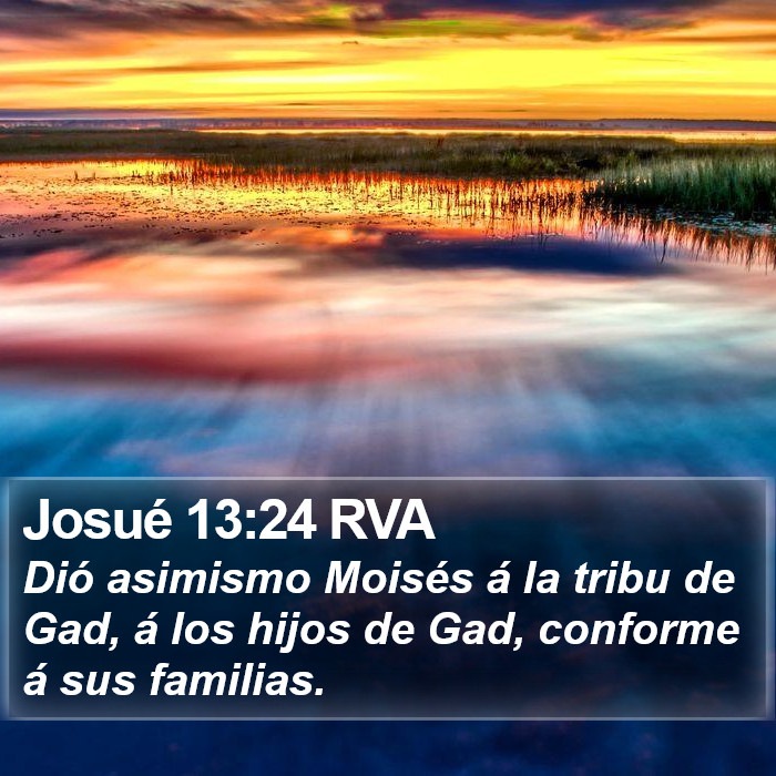 Josué 13:24 RVA Bible Study