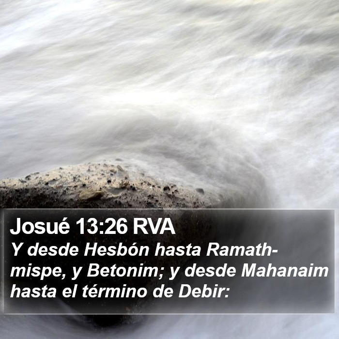 Josué 13:26 RVA Bible Study