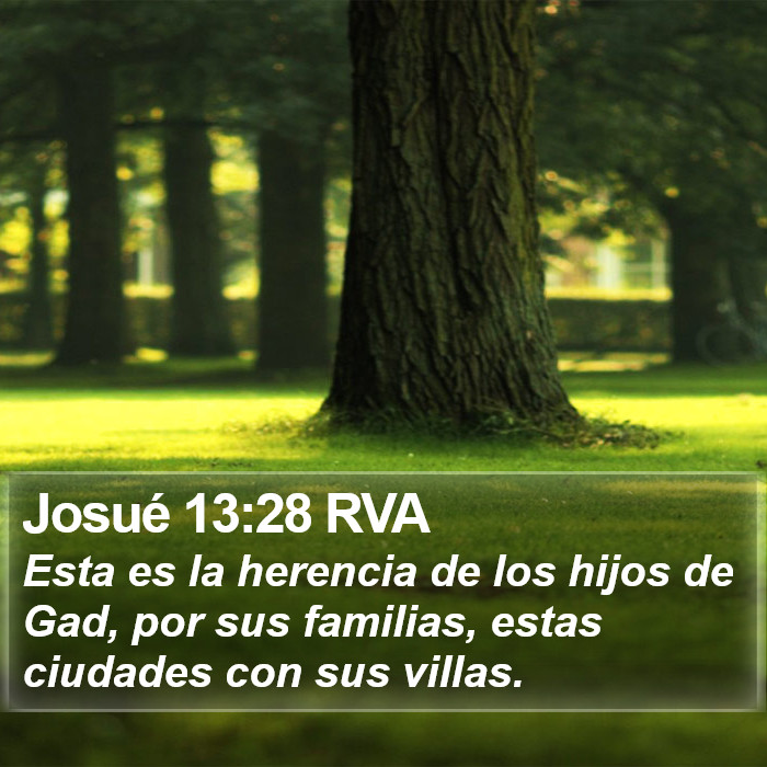 Josué 13:28 RVA Bible Study