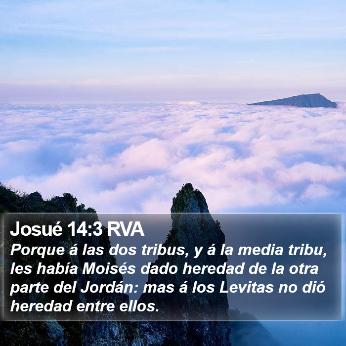 Josué 14:3 RVA Bible Study