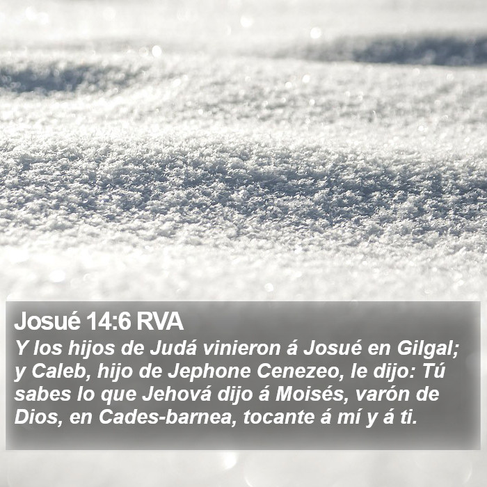 Josué 14:6 RVA Bible Study