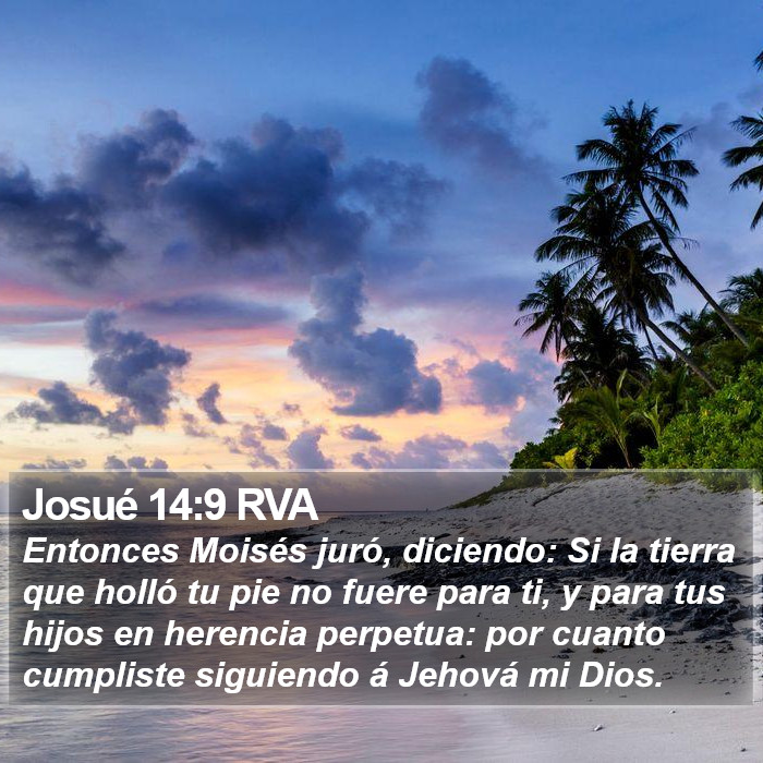 Josué 14:9 RVA Bible Study