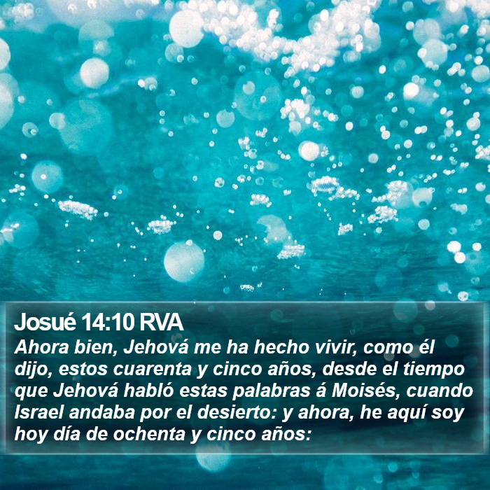 Josué 14:10 RVA Bible Study