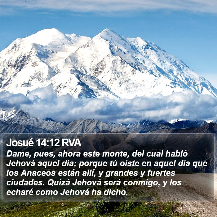 Josué 14:12 RVA Bible Study