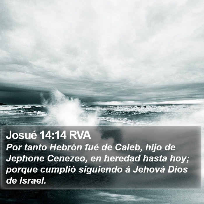 Josué 14:14 RVA Bible Study