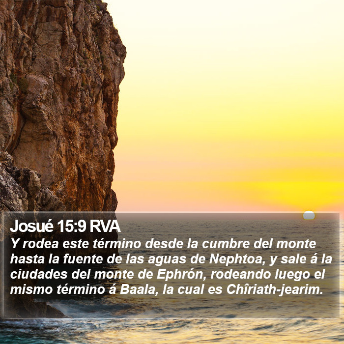 Josué 15:9 RVA Bible Study