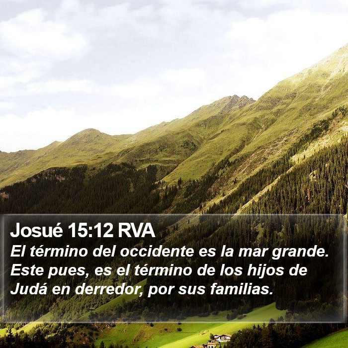 Josué 15:12 RVA Bible Study