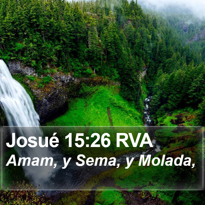 Josué 15:26 RVA Bible Study