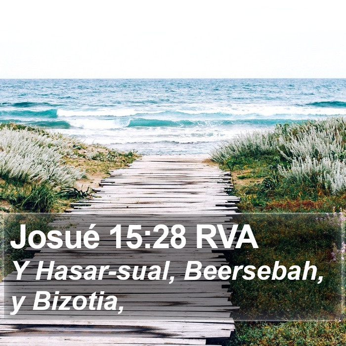 Josué 15:28 RVA Bible Study