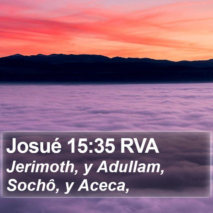 Josué 15:35 RVA Bible Study