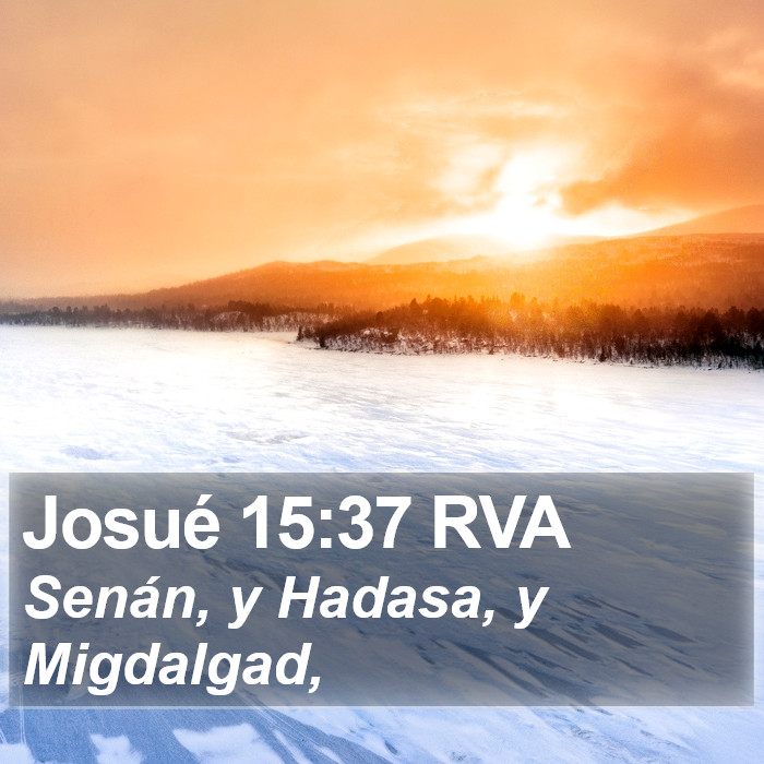 Josué 15:37 RVA Bible Study