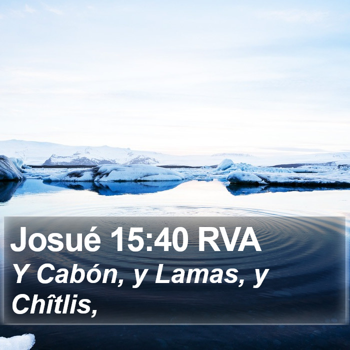 Josué 15:40 RVA Bible Study