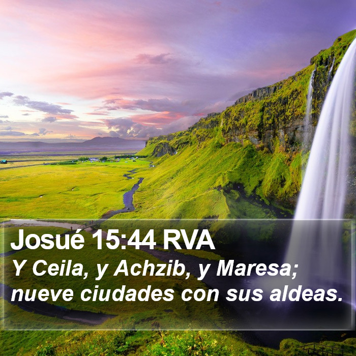 Josué 15:44 RVA Bible Study