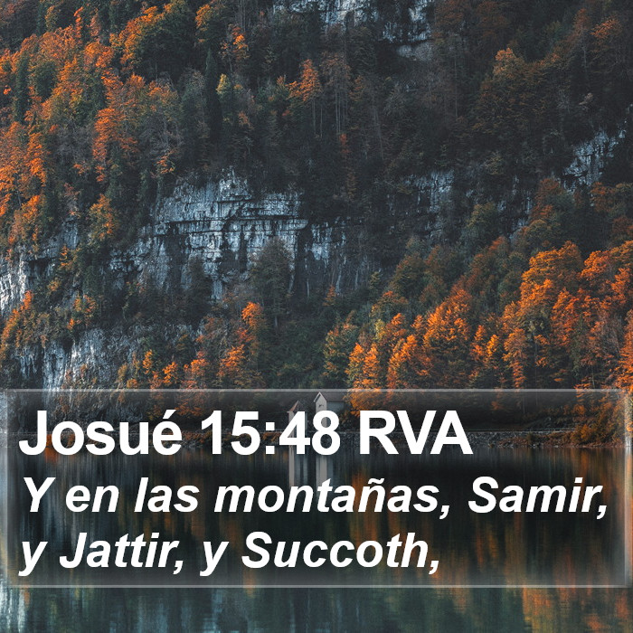 Josué 15:48 RVA Bible Study