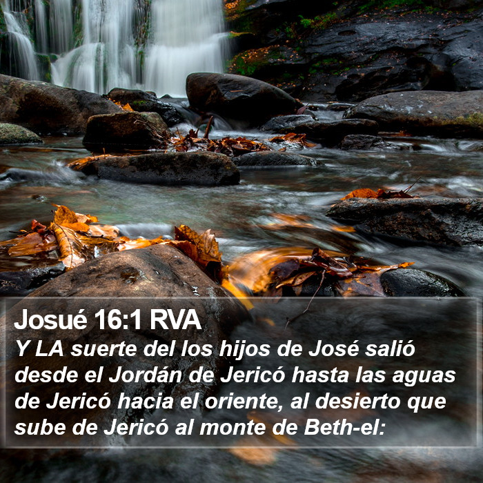 Josué 16:1 RVA Bible Study