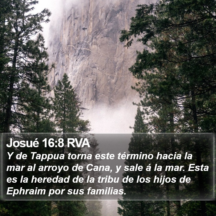 Josué 16:8 RVA Bible Study