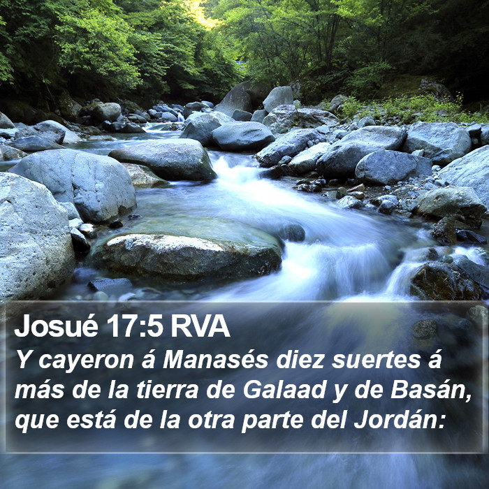 Josué 17:5 RVA Bible Study