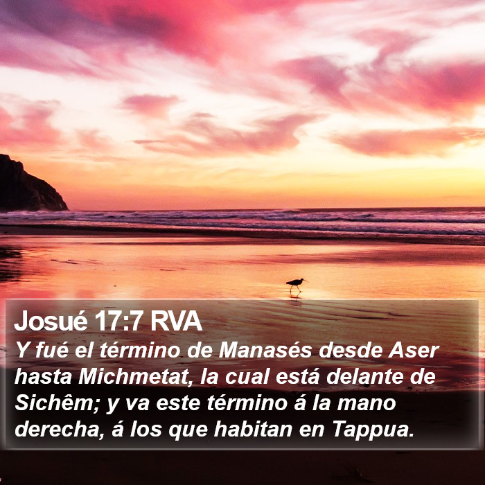 Josué 17:7 RVA Bible Study