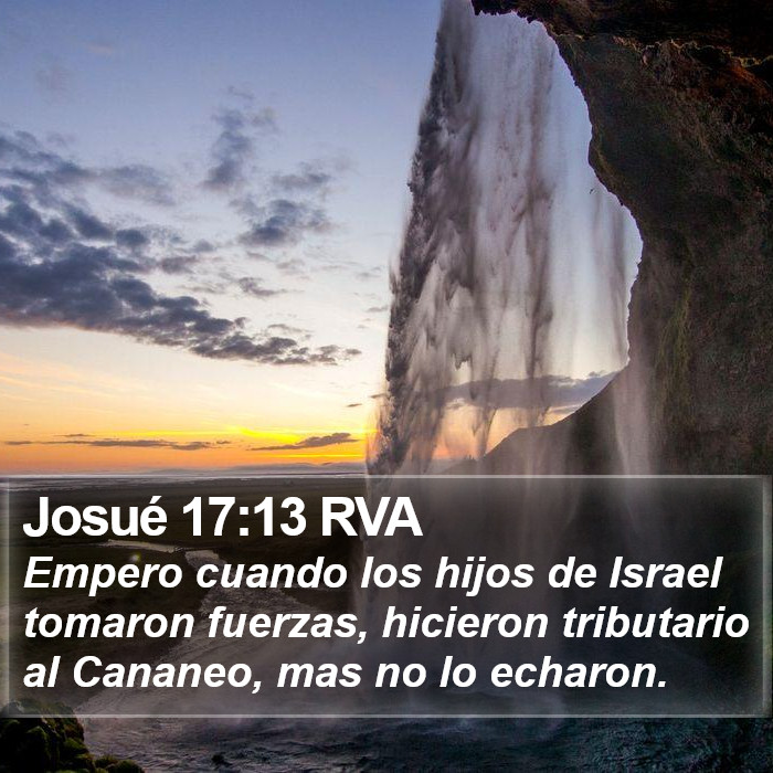 Josué 17:13 RVA Bible Study