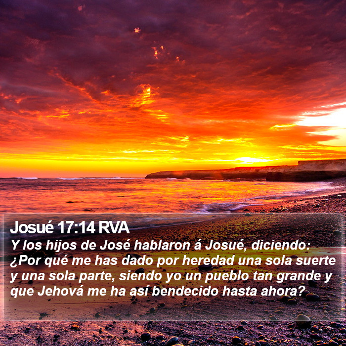 Josué 17:14 RVA Bible Study