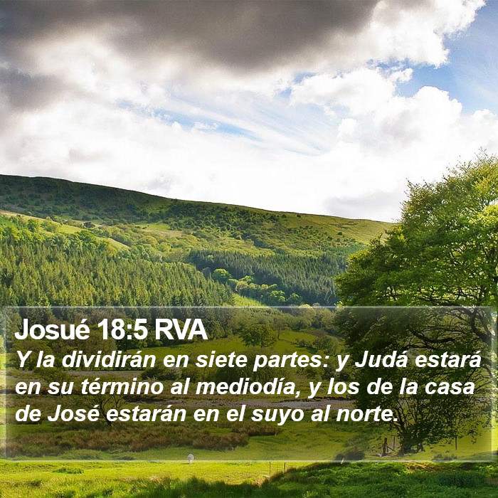 Josué 18:5 RVA Bible Study