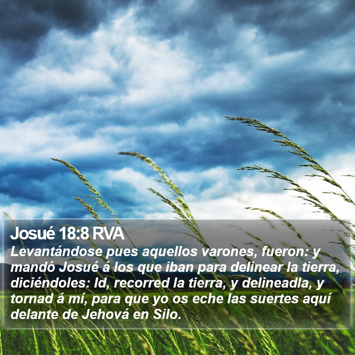 Josué 18:8 RVA Bible Study