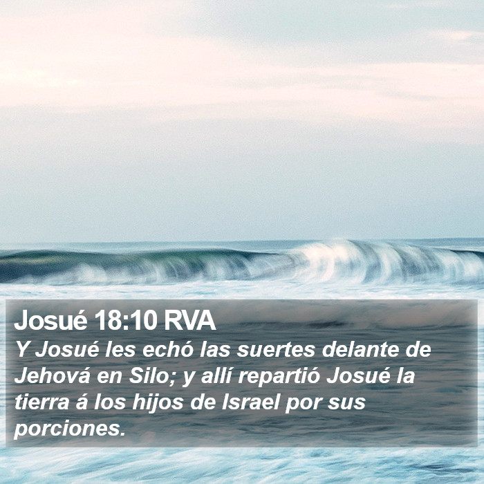 Josué 18:10 RVA Bible Study