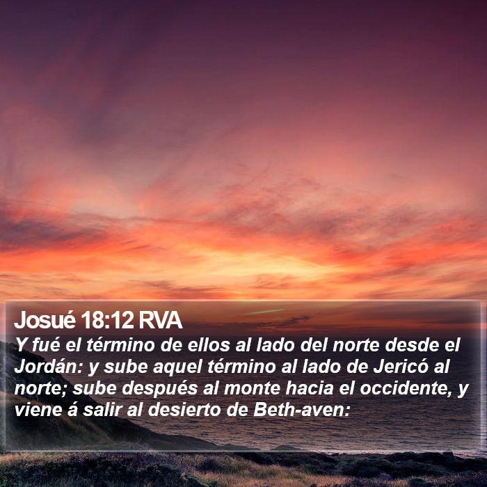 Josué 18:12 RVA Bible Study