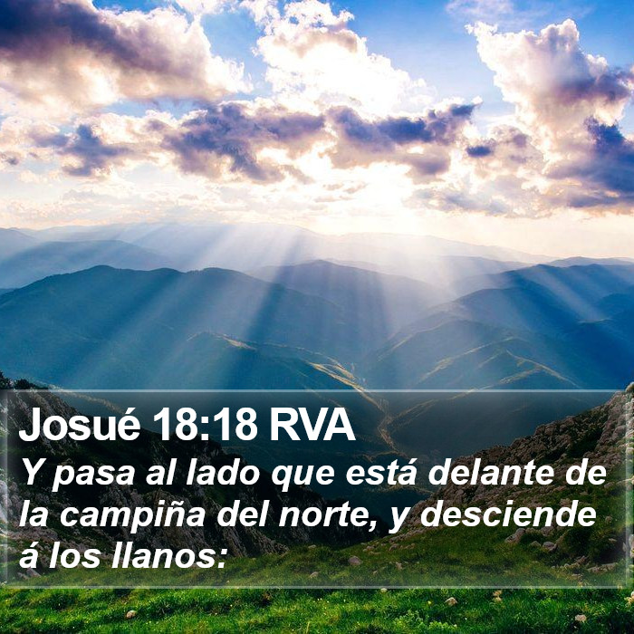 Josué 18:18 RVA Bible Study