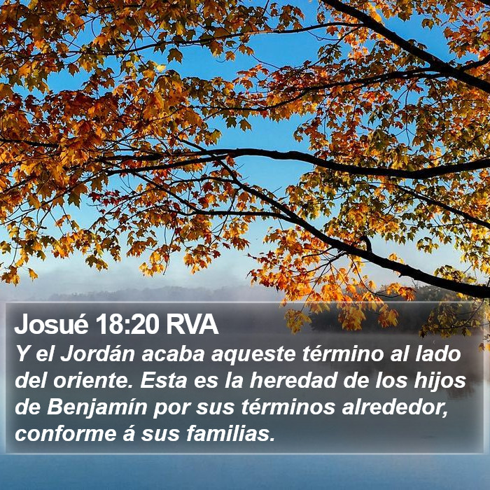 Josué 18:20 RVA Bible Study