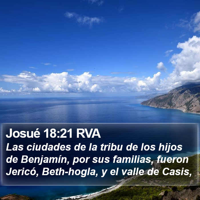 Josué 18:21 RVA Bible Study