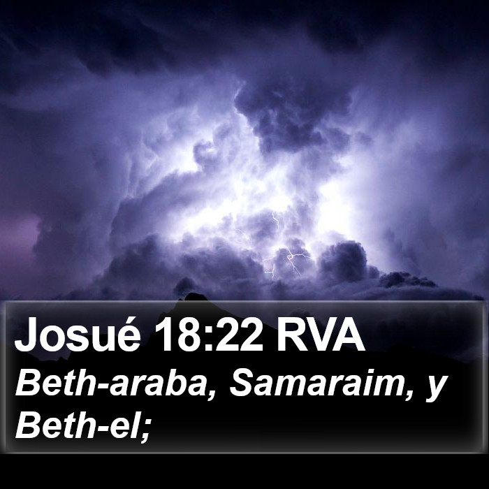 Josué 18:22 RVA Bible Study