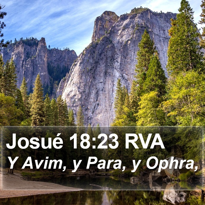 Josué 18:23 RVA Bible Study