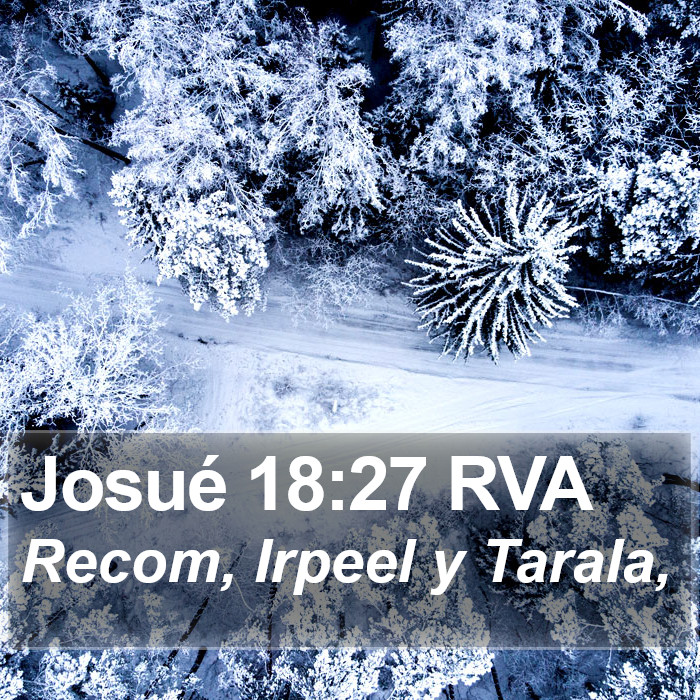 Josué 18:27 RVA Bible Study