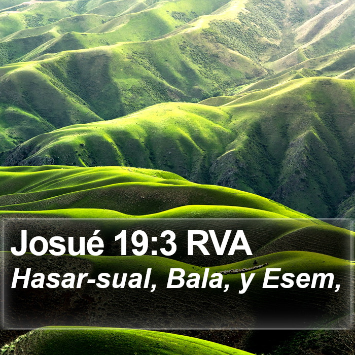 Josué 19:3 RVA Bible Study