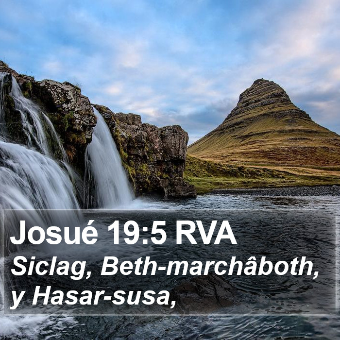 Josué 19:5 RVA Bible Study