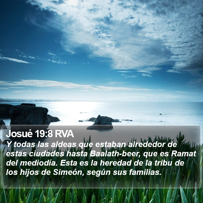 Josué 19:8 RVA Bible Study