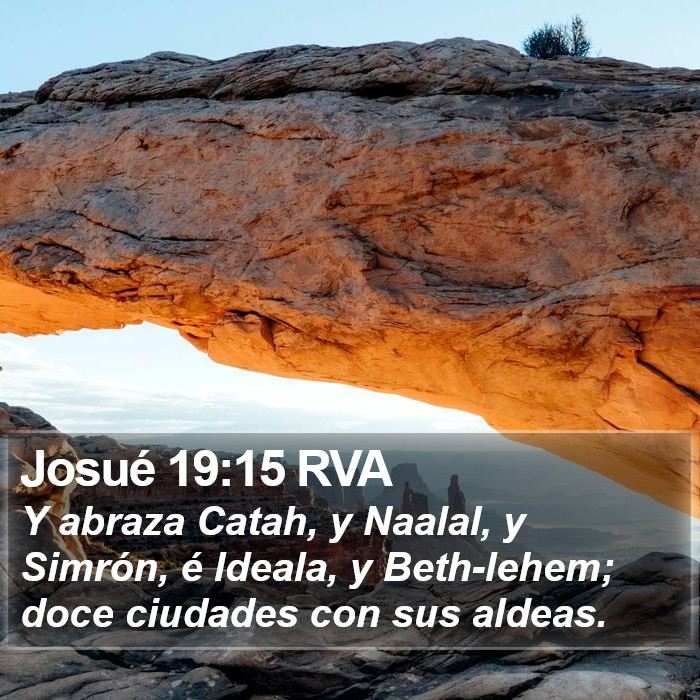 Josué 19:15 RVA Bible Study