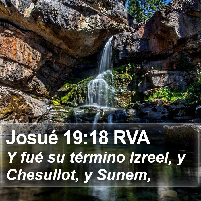 Josué 19:18 RVA Bible Study