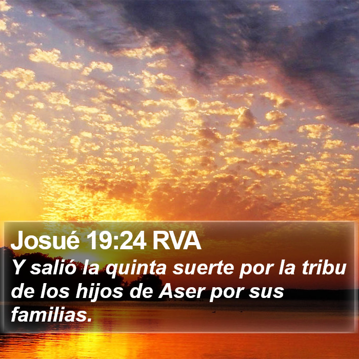 Josué 19:24 RVA Bible Study